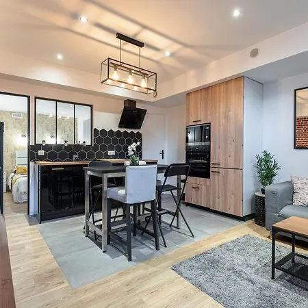 Le Loft Magnan - Ac- Pres - Wifi - Parking - Confort Et Moderne - Supermarches Et Tram Proches Apartmán