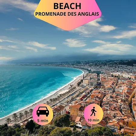 Loft Magnan - Parking - Ideal Couples -beach -tram & Supermarkets - New & Confort-ac Apartment *