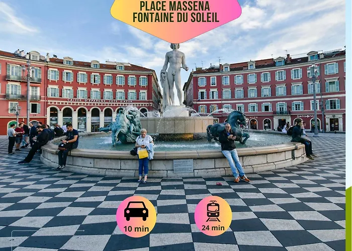 Apartment Loft Magnan - Parking - Ideal Couples -beach -tram & Supermarkets - New & Confort-ac Nizza