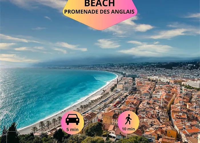 Loft Magnan - Parking - Ideal Couples -beach -tram & Supermarkets - New & Confort-ac Apartment *